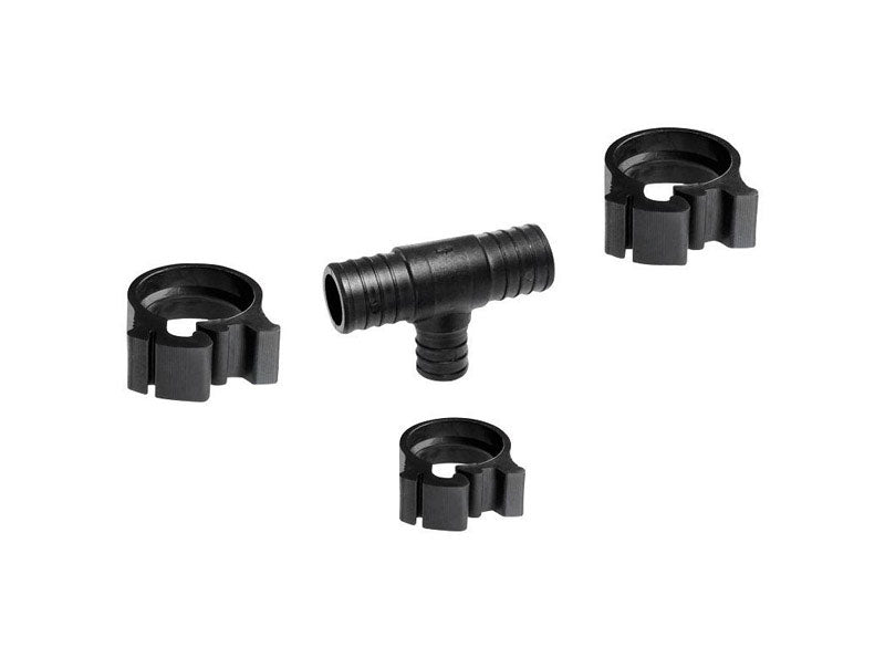 PEXLOCK 30776 Reducing Tee, 1" x 1" x 3/4", Black