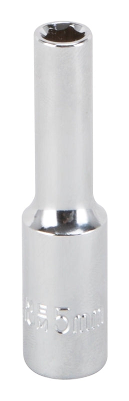 MINTCRAFT MT6487802 Deep Socket, 5mm, 1/4 Drive, 6 Point