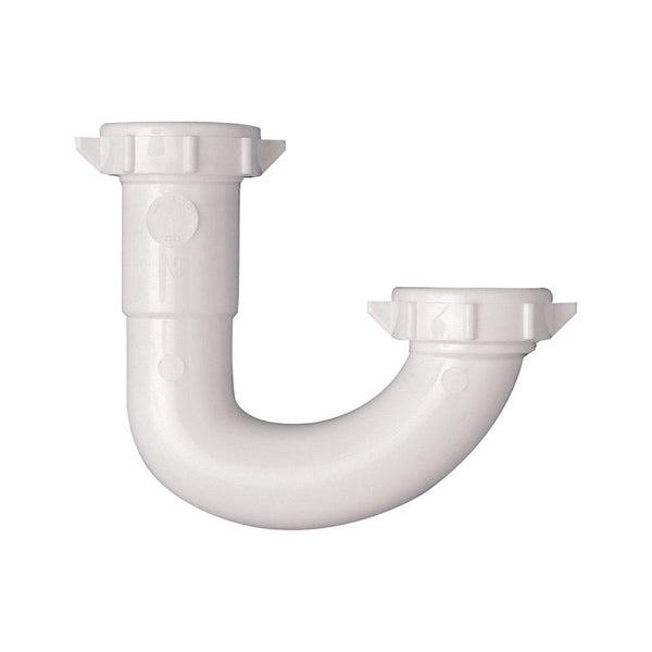 Plumb Pak PP946W J-Bend, 1-1/4 in, Plastic