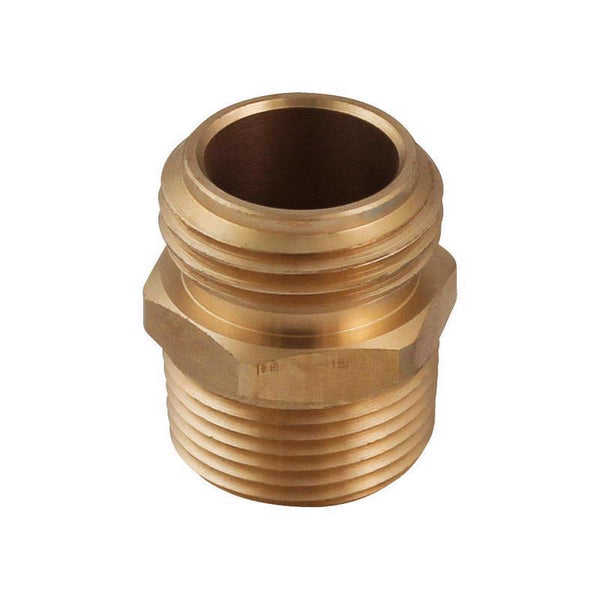 Plumb Pak PP850-61 Pp850 Garden Hose Adapter, 3/4 X 3/4 X 1/2 in, Mht X Mip X Fip, 3/4" x 3/4" x 1/2"