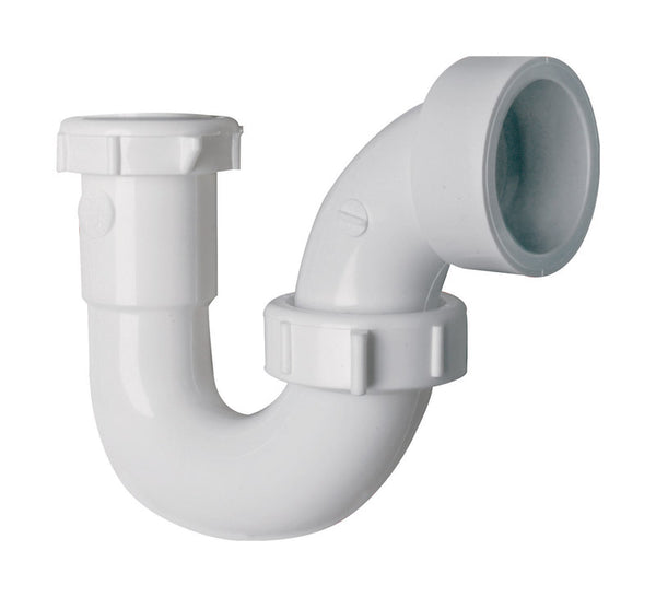 Plumb Pak PP950W PlumPak S-Trap, 1-1/2 In, Solvent Weld Joint, Plastic, 1.5"