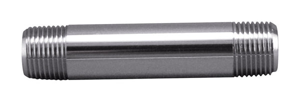 Plumb Pak PP33-10PCLF PlumPak Pipe Nipple, 3/8 In, Ips, 3 In L, Polished Chrome, 3/8" x 3"