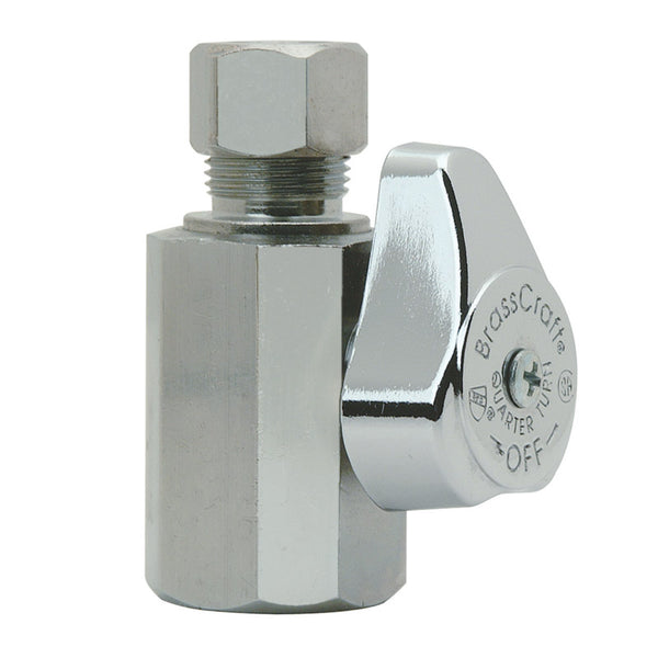 BRASSCRAFT G2R12X CD 1/2x3/8CHR Straig Valve
