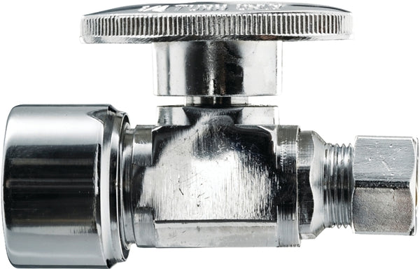 Plumb Pak Quarter Turn STR Valve5/8" OD Quick Lock for 1/2" Nominal copper, CPVC and PEX inlet x 1/2" FIP outlet 2070PCPOLF