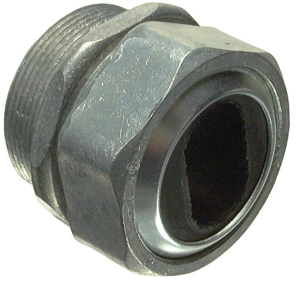Halex 09215 Watertight Connector, 1-1/2 in Hub, Compression, Die-Cast Zinc
