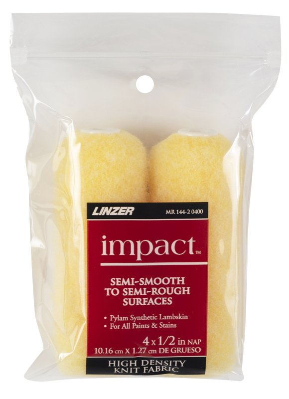 Linzer 1014486 4 in. Mini Paint Roller Cover - Pack of 666 Mr 144-2 0400 (6-Pack)