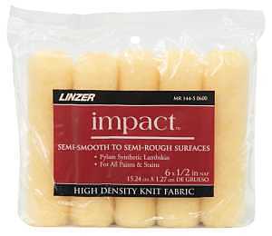Linzer Better Fabric 6 in. W x 1/2 in. Mini Paint Roller Cover 5 pk - Total Qty: 6