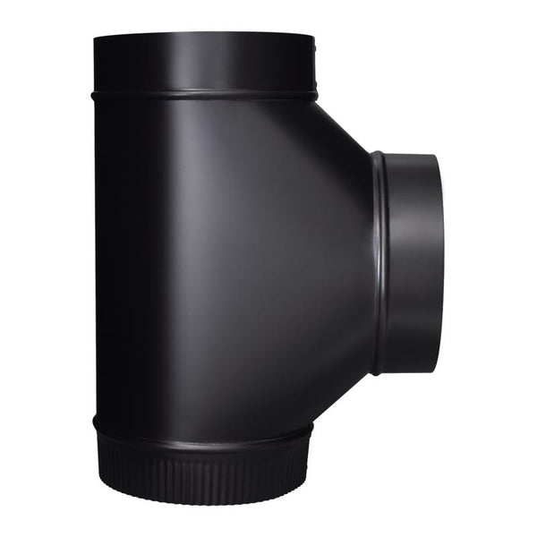 UNITED STATES HDW BM0084 7'' 24GA Tee Joint, Black