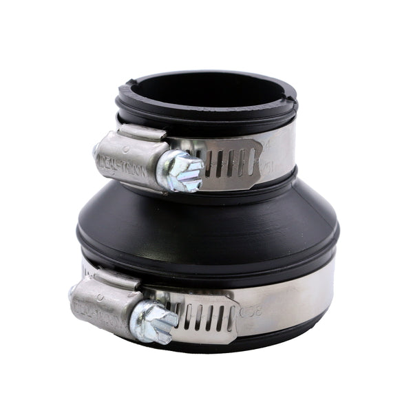 Fernco PDTC-215 Drain and Trap Connector for 2" pipe to 1-1/2" or 1-1/4" Tubular traps