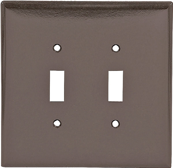Cooper Wiring 2149b-box "2-gang" Jumbo Toggle Plate Brown (Pack of 10)