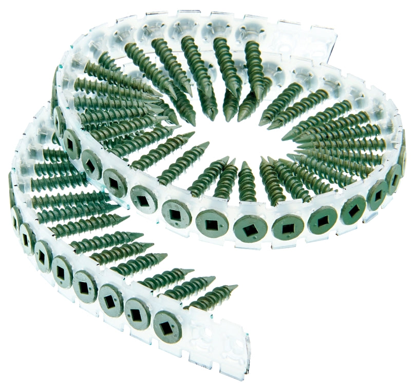 Senco 08T125W DuraSpin #8 x 1-1/4-inch, Cement Board Collated Screw, 1,000 Ct.