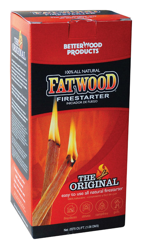 Better Wood Products Fatwood Firestarter Box, 1.5-Pounds 09983