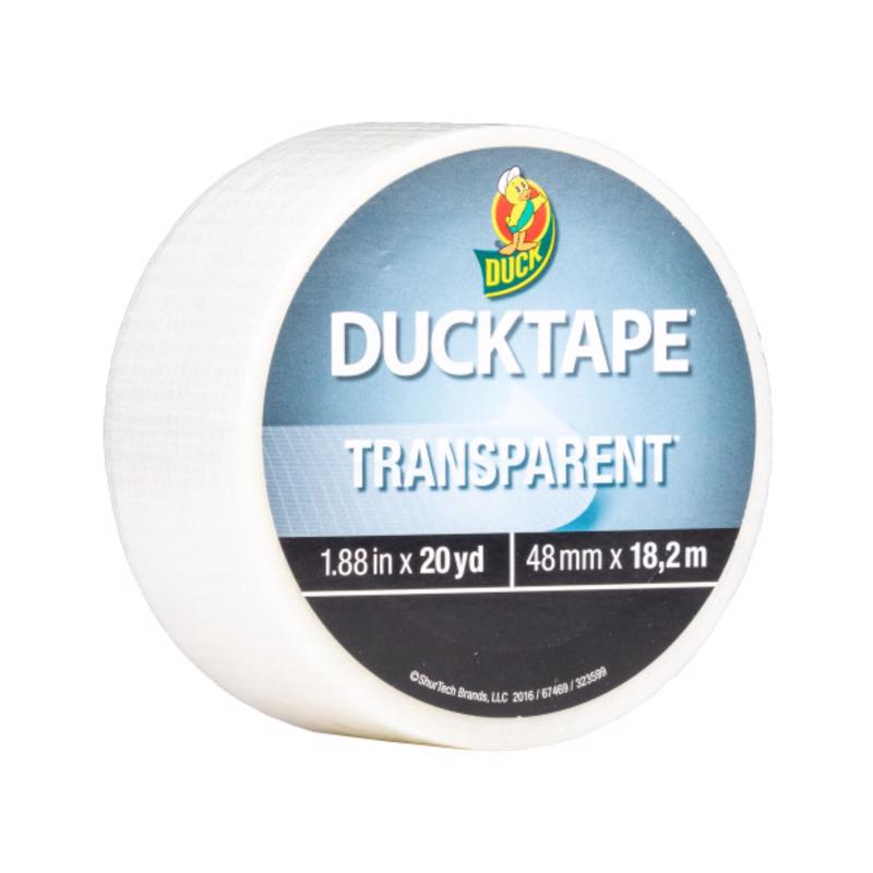 Duck, DUC241380, Transparent Duct Tape, 1 Each, Transparent, Clear