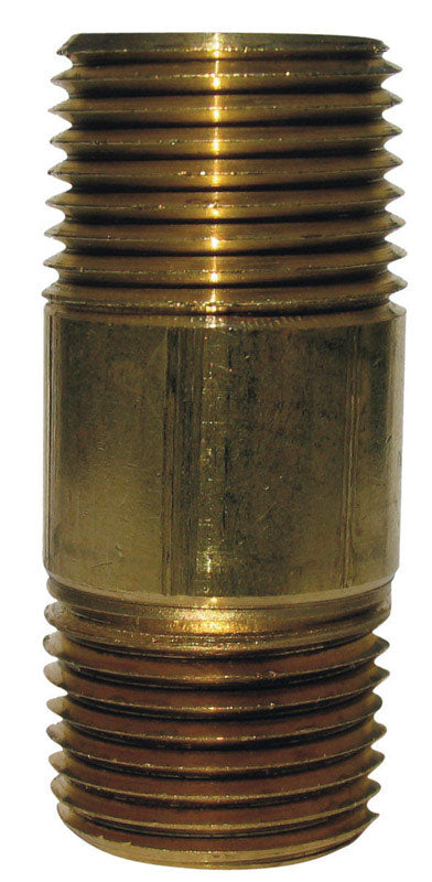 Anderson Metals Pipe Nipple Rd Brass 1/8X1-1/2 38300-0215
