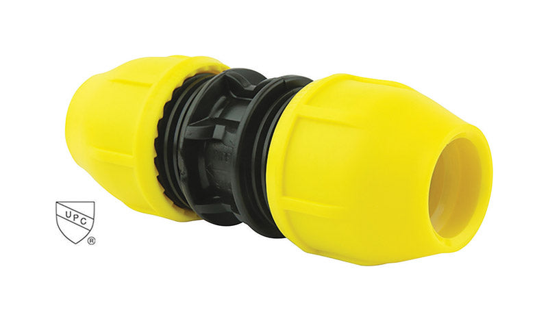 HOME-FLEX Underground IPS Yellow Poly Gas Pipe Coupler (3/4)