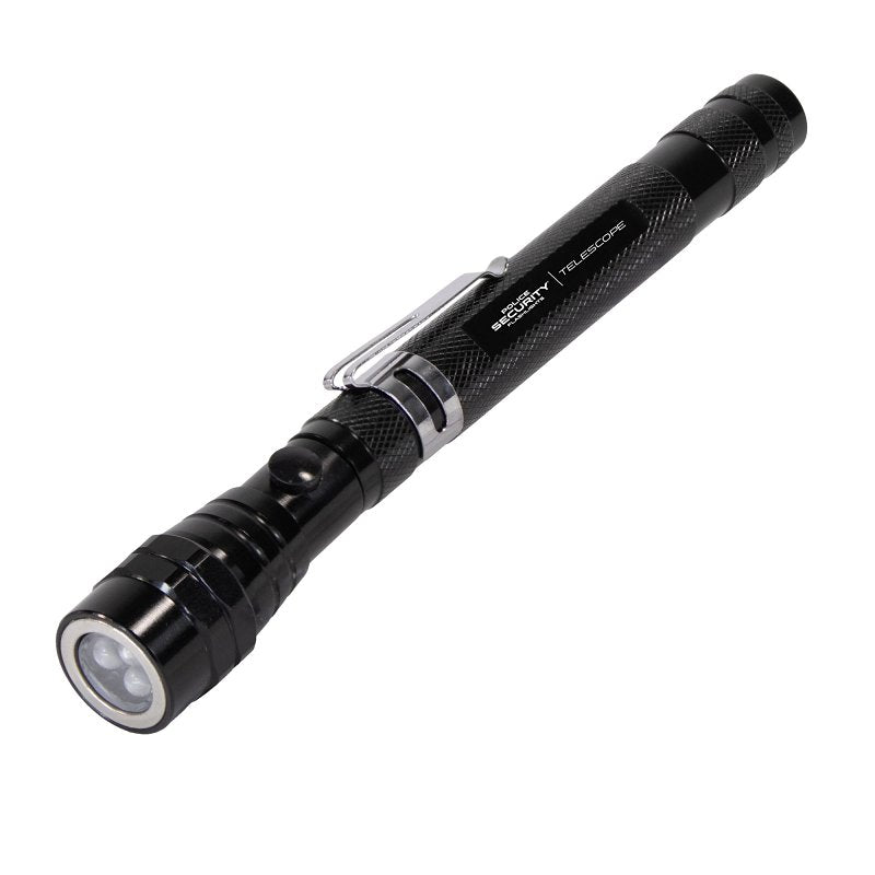 Flexible 10 Lumen Telescoping Flashlights with Pick-Up Tools by Police Security