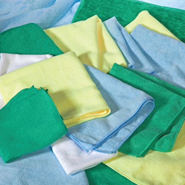 ALL RAGS MFMP12 Length X Width, Blue, Microfiber 12 Wiping Cloth MFMP12BL