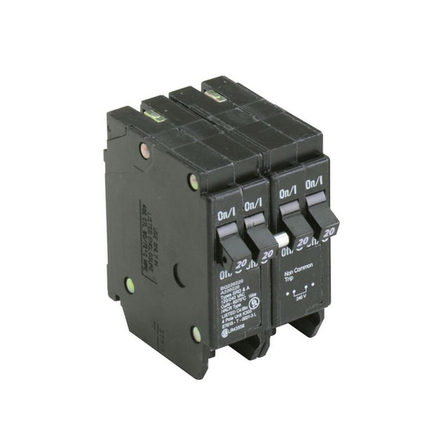 Eaton Corporation Bq220220 Double Pole Circuit Breaker, 120/240V, 2-20-Amp