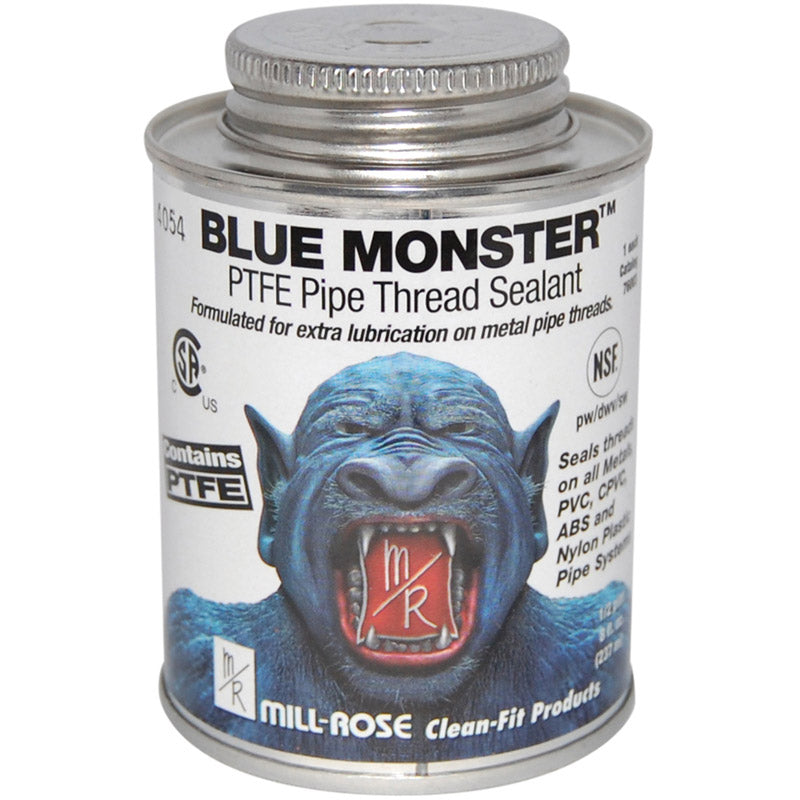 Millrose Mill-Rose 76001 Monster Heavy-Duty Industrial Grade with PTFE, 4 Fl. Oz, Blue