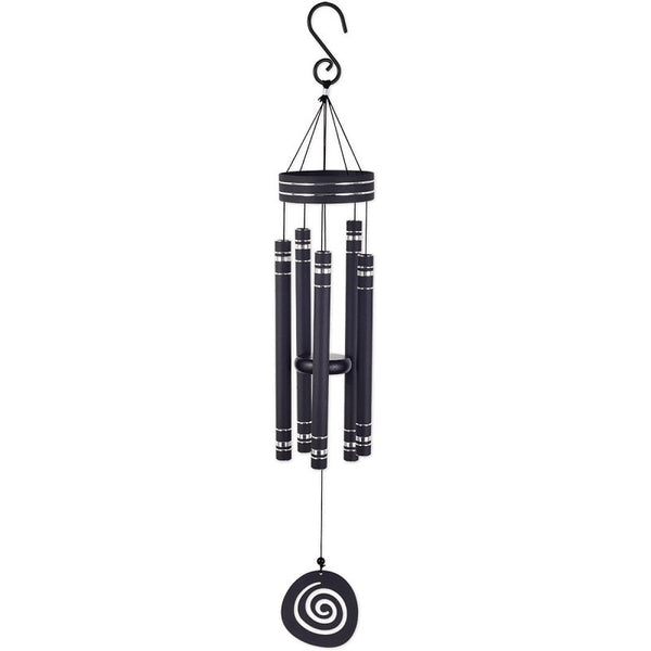 Sunset Vista Designs 93562 Durable Metal Vista Classics Galaxy Wind Chime, 36-Inch, Black