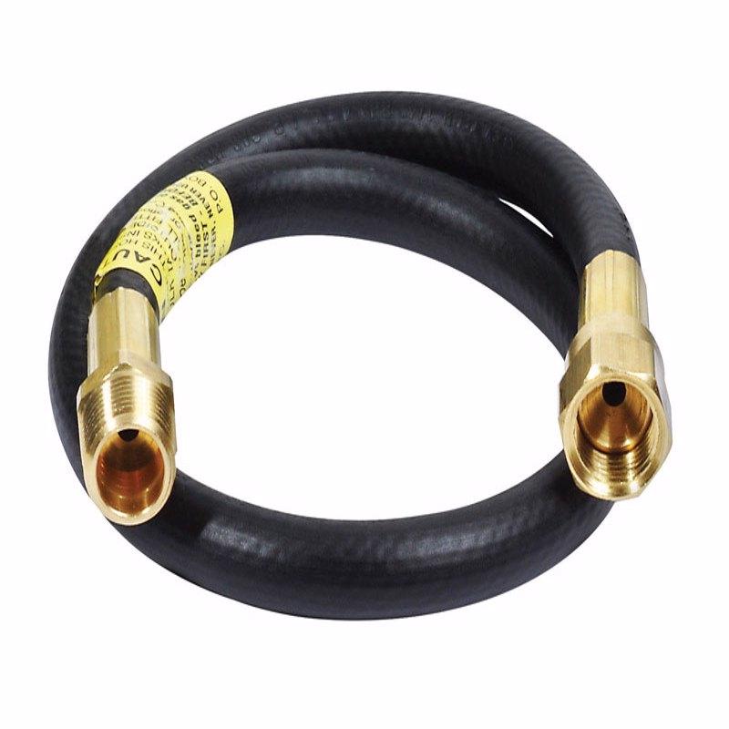 22" Propane Barbecue Grill Hose - 3/8" Male pipe thread x 3/9"Female Flare