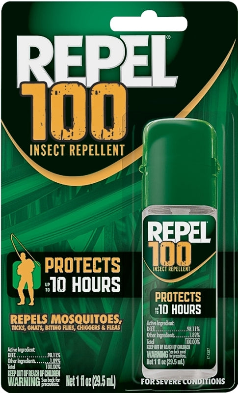 Repel 100 Insect Repellent, Repels Mosquitos, Ticks and Gnats, For Severe Conditions, Protects For Up To 10 Hours, 98% DEET (Pump Spray) 1 fl Ounce HG-402000