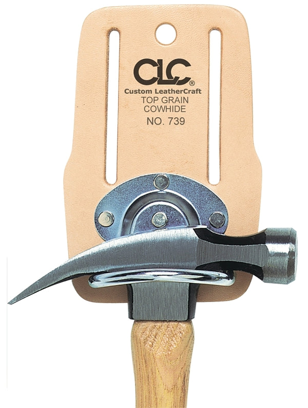 Custom Leathercraft 739 Steel Swinging Hammer Holder, Top Grain Leather