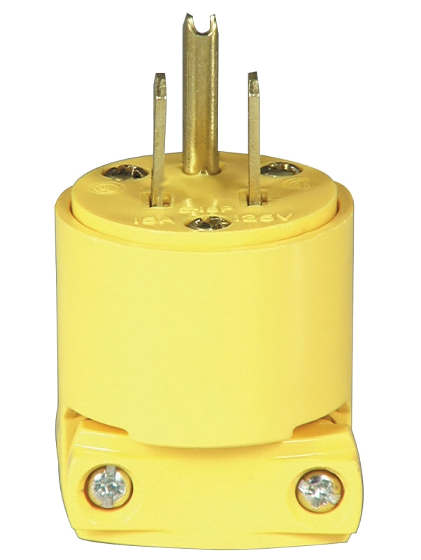 EATON 4867-BOX wall plates, Male Plug, Yellow