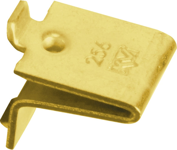 KNAPE & VOGT CO 256BR BRS Shelf Supp Clip (100-Pack)