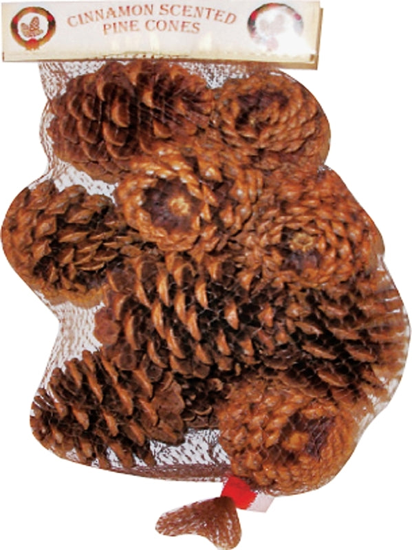 Santas Forest Inc Santas Forest 70410-20 Scented Pine Cone, Cinnamon Color (20-Pack)