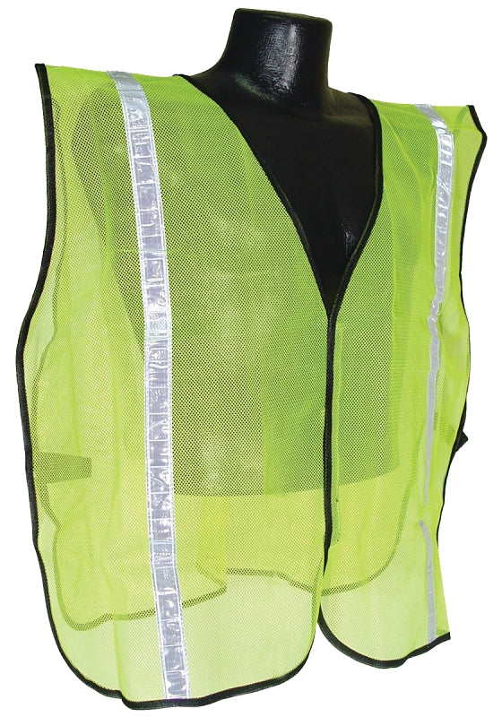 Radians SVG1 2 Extra Large to 5 Extra Large Non Rated Safety Vest with One Inch Tape, Green Mesh
