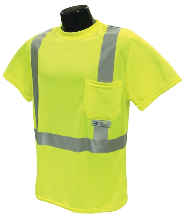 Radians T-Shirt, Unisex, 2XL, 23-41/64 in., Green ST11-2PGS-2X