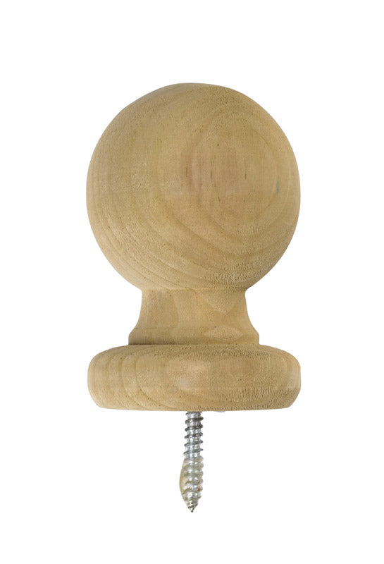 Waddell Post Top 3-1/4 " D X 4-1/4 " H Pine 110
