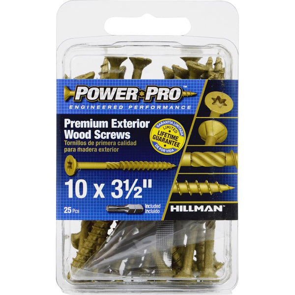 HILLMAN Fasteners 42485 Dec Keg Screw (25 Pack), 10 x 3.5 42485V4