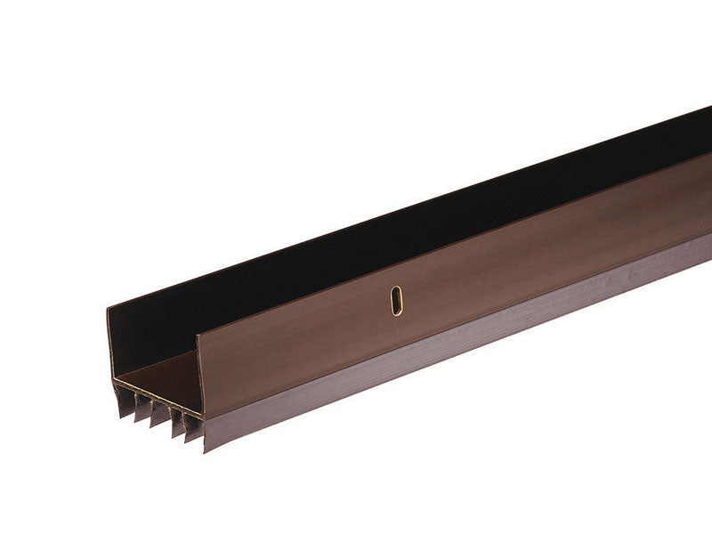 Frost King B79/36H Vinyl Slide-On Door Bottom for Metal and Wood Doors, 1-3/4 x 36'', Brown