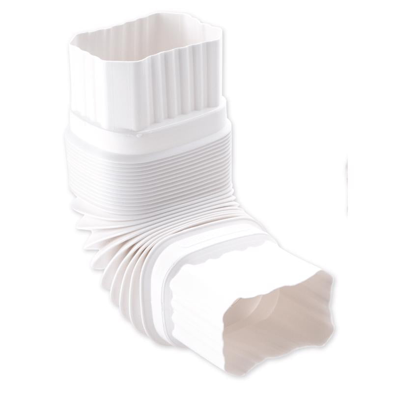 AMERIMAX HOME PRODUCTS 37084 2x3 Flex Elbow, White