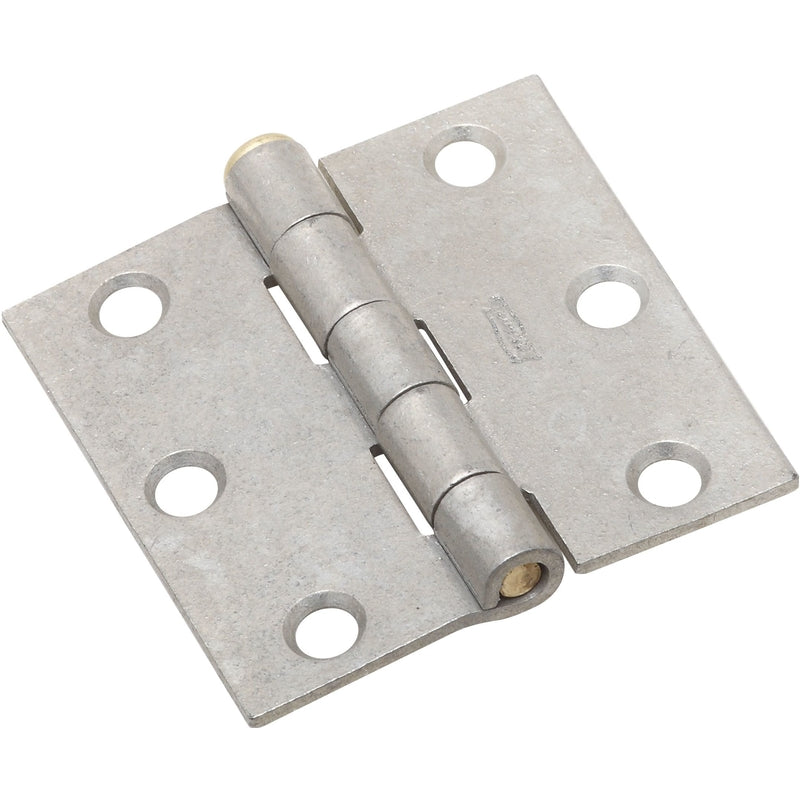 National Hardware N208-827 V504 Removable Pin Broad Hinges in Galvanized, 2 pack,2-1/2 Inch