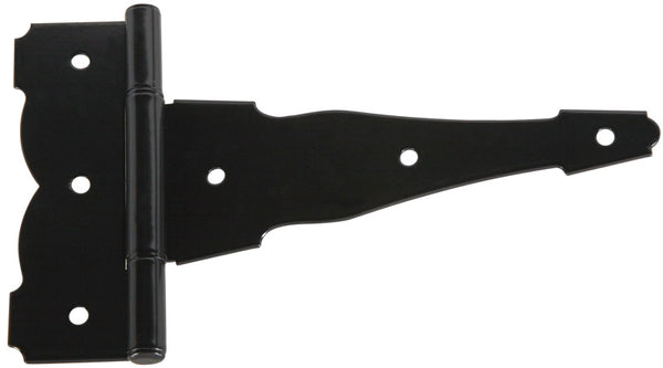 National Hardware N109-037 SPB841 Ornamental T Hinge in Black,8 Inch