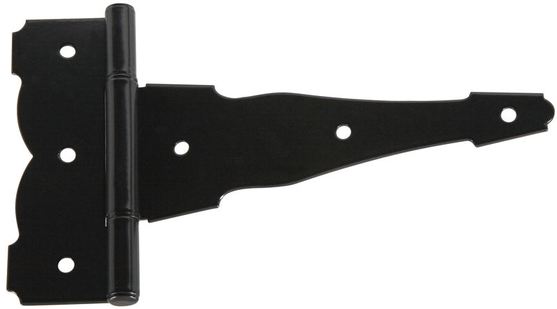 National Hardware N109-037 SPB841 Ornamental T Hinge in Black,8 Inch