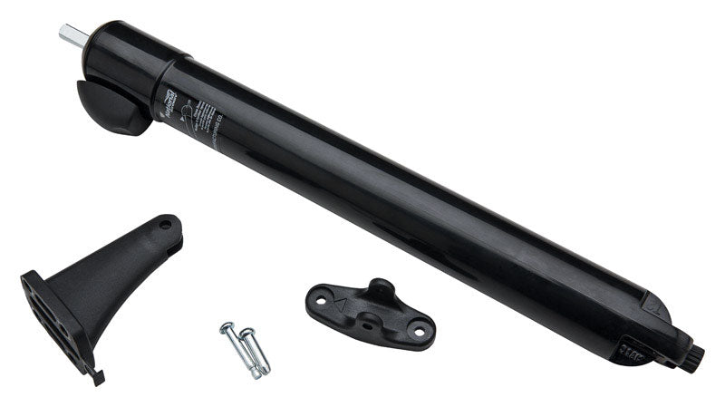National Hardware N279-001 V1370 Touch 'n Hold Door Closer in Black,7/16"-14x36"