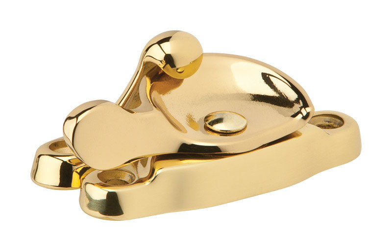 Schlage 07MB3 Window Sash Lock, Solid Brass, Brass