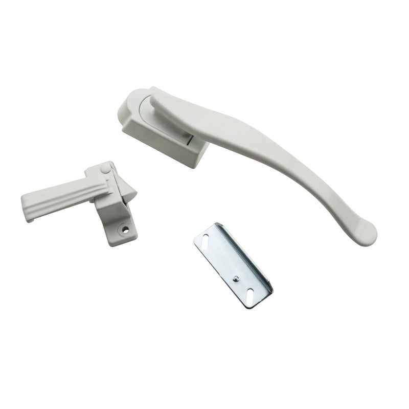 NATIONAL MFG CO N100035 WHT STRM Door Lift Latch, No Size, Silver