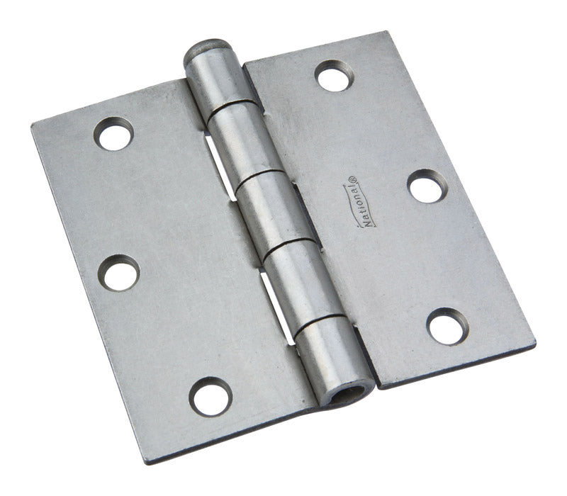 National Hardware N139-873 504BC Removable Pin Broad Hinge in Plain Steel