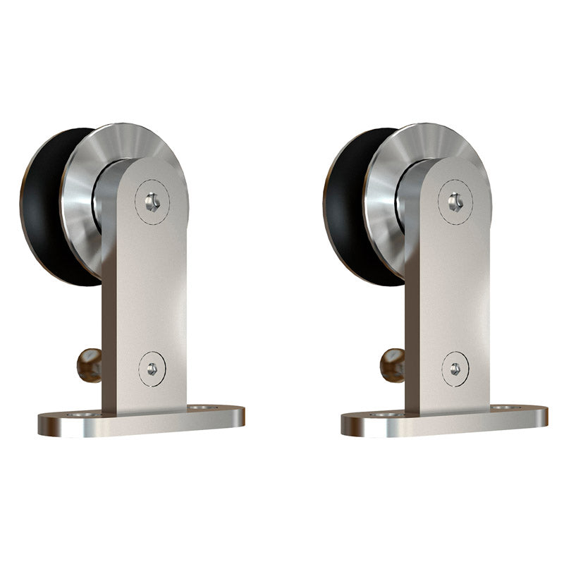 National Hardware N187-074 1042 Sliding Door Hardware Top Mount Hanger in Stainless Steel, 0