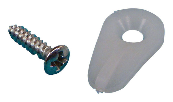 U.S. Hardware Mobile Home Storm Window Clip White WP-8830C