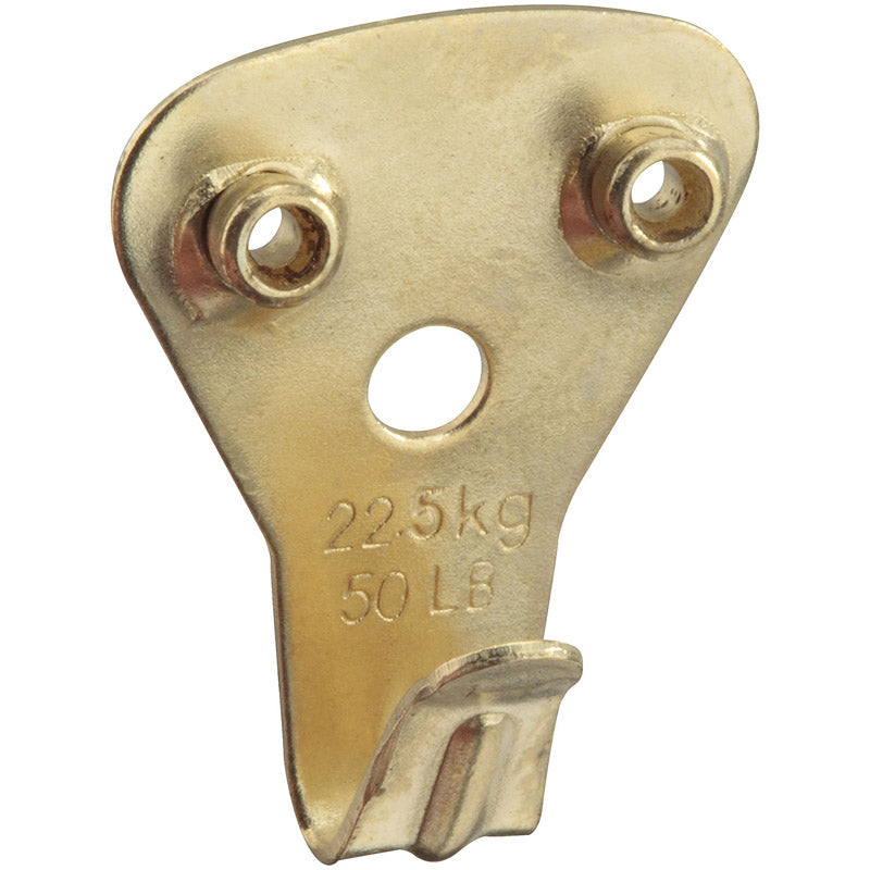 National Hardware N260-083 V2532 Premium Hangers in Brass, 3 pack
