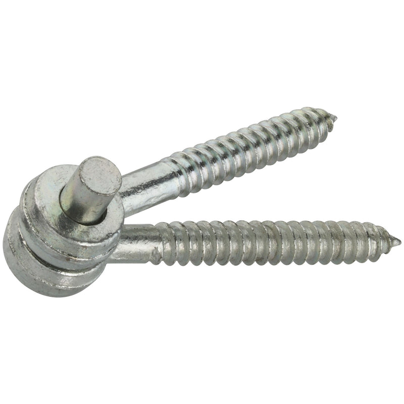 Screw Hook And Screw Eye Gate Hinges 5/8 By 5 Inch 2 Pack
