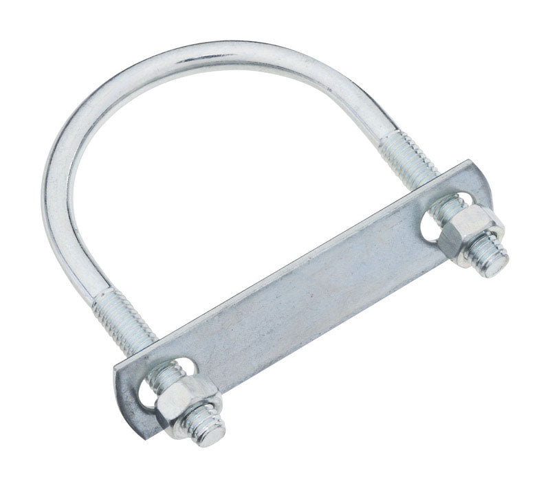 National Hardware #542-5/16 in. x 2-1/2 in. x 3-1/2 in. Zinc Plated U Bolt with Plate and Hex Nut