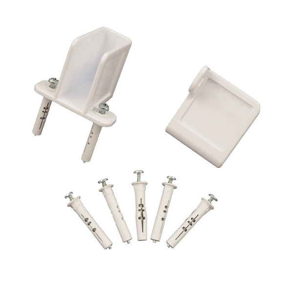 Organized Living Plastic Sidewall Brackets with Trilock Anchors 1464-6621-11