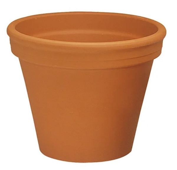 CERAMO POTTERY SBX-12-J Terra Cotta Clay Pot, 12" 800119